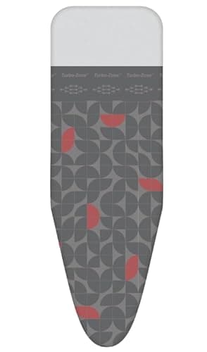 LaundrySpecialist 3-lagiger Bügeltischbezug Comfort - Größe L Universal Max 45x125 cm - Erhältlich in DREI Größen - Hergestellt aus 100% Baumwolle mit Einer dicken moltonschicht - Extra Bügelkomfort