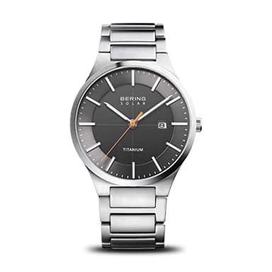 BERING Herren Uhr Solar Movement - Solar Collection mit Titan und Saphirglas 15239-779