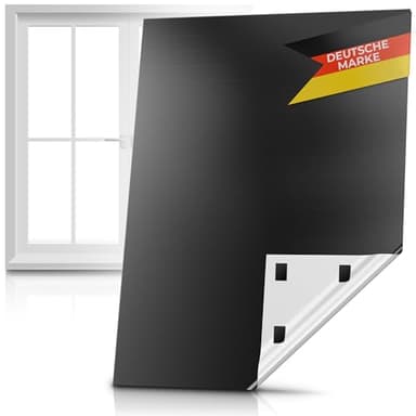 Xcelenze - Sonnenschutz Fenster Verdunkelung 100% lichtundurchlässig | 2m x 1,45m | Dachfenster Verdunkelung | Verdunklungsfolie für Fenster abdunkeln | Verdunklungsstoff Hitzeschutz Fenster (1)