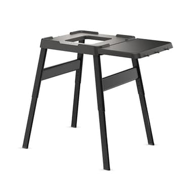 Ninja Woodfire verstellbarer Ständer und Beistelltisch, Außenofen- und Grillständer, robuster Outdoor-Kochtisch und Pizzaofenständer, Schwarz 4718J800EUUK