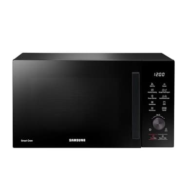 Samsung MC28A5137KK/E1 Kombi-Mikrowelle mit Grill und Heißluft, 900 W, 28 l Garraum, AirFry, Power Defrost, Kratzfester Keramik-Emaille-Inneraum, Schwarz