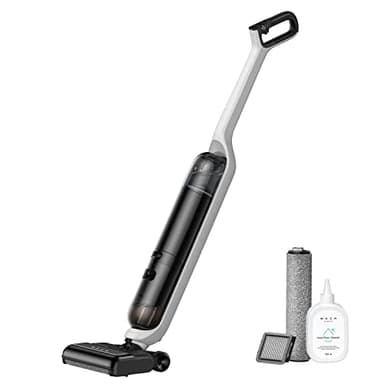 eufy MACH V1, Kabelloser All-in-One Stabstaubsauger mit Always-Clean Mop, 3-fache Selbstreinigung, Eco-Clean Ozon, Tesla Valve Mixing, Smart und leicht für einfaches Putzen