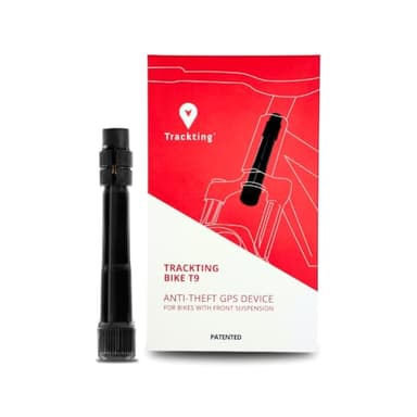Trackting Bike T9 Diebstahlschutz Fahrrad GPS mit SIM-Karte | Bezahltes Jahresabonnement | Anti-Diebstahl Fahrrad Tracker mit Bewegungssensor, USB-C Akku, Echtzeit-Tracking im Falle eines Diebstahls