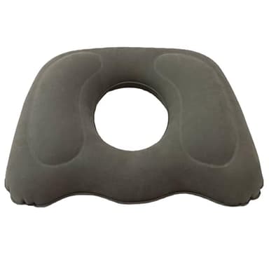Aufblasbares Donut-Kissen, Orthopädisches Sitzkissen, Sitzring Steißbein Entlastung, Ideal für Steißbein, Prostata, Ischias, Bettwunden, Hämorrhoiden Sitzkissen für Zuhause, Büro, Auto, Grün