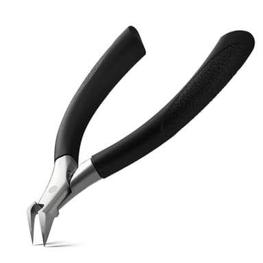BEZOX Nagelknipser zur Vorbeugung eingewachsener Zehennägel, Nagelzange für Podologen mit gerader Klinge für dicke Nägel, ergonomischer Nagelschere für Erwachsene, Senioren, Männer und Frauen