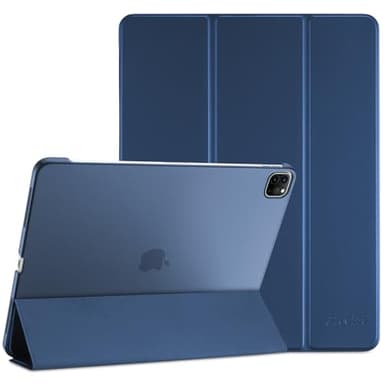 ProCase Hülle für 12,9" iPad Pro 2022/2021/2020/2018 (6/5/4/3 Gen), Schutzhülle Leicht Dünn Hart Smart Case Cover Kompatibel mit 12.9 Zoll iPad Pro -Dunkelblau