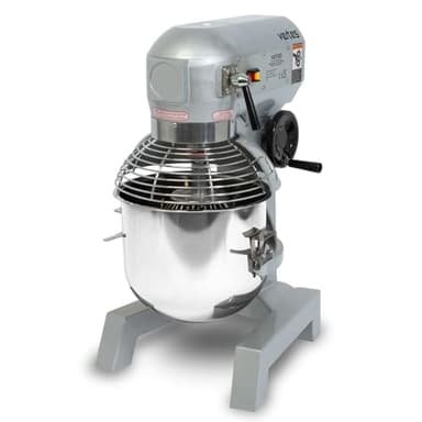VERTES Professionelle Teigknetmaschine Knetmaschine Teigmaschine mit Planetenrührwerk, 20L Kapazität, Edelstahl Rührschüssel, Rührblatt, Knethaken und Schneebesen, 3 Stufen 108, 199 und 382 U/min