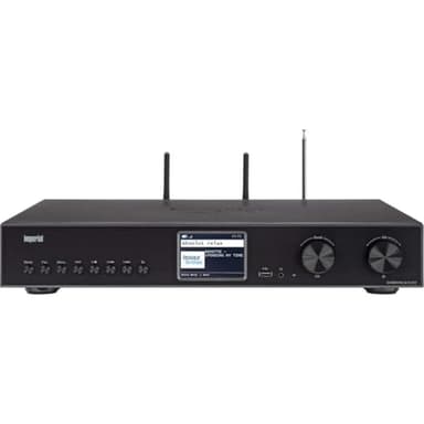 Imperial DABMAN i510 BT - Hifi-Tuner Internetradio / Digitalradio (DAB+ / DAB / UKW / WLAN / LAN, Bluetooth senden und empfangen, USB, Streamingdienste Amazon Music, Napster uvm.) schwarz