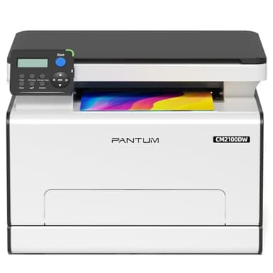 PANTUM CM2100DW Farblaserdrucker Multifunktionsgerät mit Drucker Scanner Kopierer 3in1, WLAN, Ethernet, USB,Automatischer Duplexdruck, 20ppm