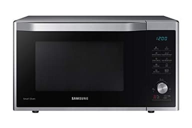 Samsung MC32J7055CT/EG Kombi-Mikrowelle mit Grill und Heißluft, 900 W, 32 ℓ Garraum (Extra Groß), 52,3 cm Breite, Slim-Fry, Hefeteig-/Joghurt-Programm, Silber