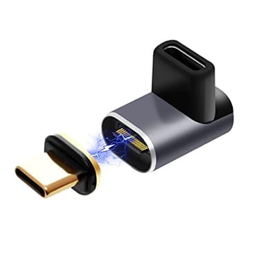 IVIVTOR USB C Magnet Adapter – 140W PD magnetisch USB C Adapter – 40gbps USB-c Magnetic stecker 24 pin geeignet für Laptop Tablet Handy