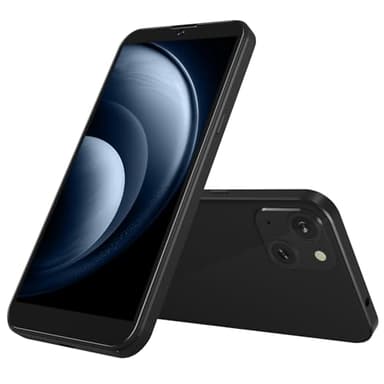 HeyxFome H3 Handy Ohne Vertrag Android 10, 2GB+16GB/256GB SD, Quad Core 6,0 Zoll, with 2GB RAM, 8MP+5MP Kamera, 4G Dual SIM Smartphone Ohne Vertrag Günstig Simlockfreie, GPS, DE (Schwarz)