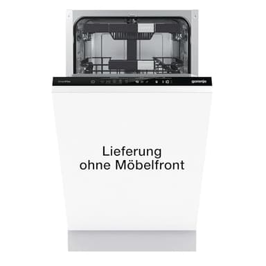 Gorenje GV583C10 Vollintegrierbarer Geschirrspüler, 45cm, 10 Maßgedecker, TotalDry automatische Türöffnung, ExtraHygiene, vollständiger Überlaufschutz, Spültemperatur bis 65°C