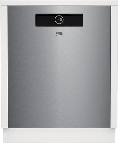 Beko BDDN38561XC bPRO 500 Unterbau-Geschirrspüler 60 cm, für 14 Maßgedecke, 3 Spülebenen, 5 Temperaturen, 8 Programme, CornerIntense, Hygiene-Programm, automatische Türöffnung, Fast+