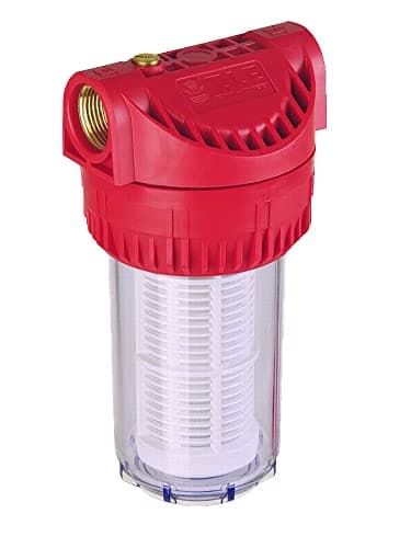 T.I.P. Hochleistungs-Vorfilter für Gartenpumpen & Hauswasserwerke – robuster Kunststoff, waschbar, 17,8 cm, bis 7.000 l/h Wasserdurchfluss, 3-teilig, 31058