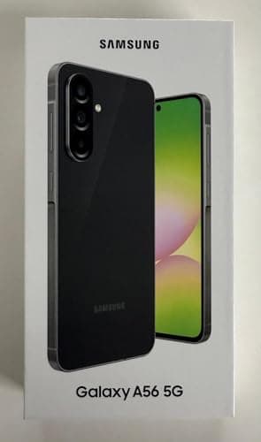 Samsung (A566 Galaxy A56 Dual 5G, 128 GB, 8 GB RAM (Graphite), Grau - Deutsche Version
