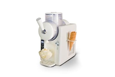 Unold 48950 Slush- und Softeismaschine Sofie mit Kompressor ca. 2 L 5 Programme für Slushies, Softeis Frozen Cocktails, Milchshakes in 30 min kein Eis notwendig Behälter spülmaschinengeeignet