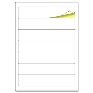 192 x 38 mm, 25 Blatt, Ordnerrücken Selbstklebend Etiketten Aufkleber Bedruckbar A4