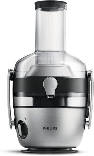 Philips 3000 Series Entsafter – XXL-Einfüllschacht, FibreBoost-Technologie, QuickClean, 2L Kapazität, 1100W leistungsstarker Motor für frischen & fruchtfleischreichen Saft (HR1921/20)