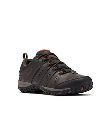 Columbia Woodburn II WP wasserdichte Wanderschuhe für Herren, Braun (Cordovan x Cinnamon), 44 EU