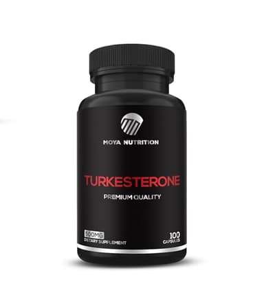 Turkesterone | 1000mg Tagesdosis - 100 Kapseln Großpackung | Hochdosiert Für Extra Muskelaufbau | Kräuterextrakt | Natürliches Muskelaufbaupräparate | Premium Booster | Moya Nutrition