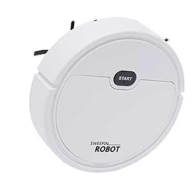 KANBCNG Roboter Staubsauger Saugroboter 500pa Absaugung 120ml Staubbox Roboterstaubsauger mit Automatischer Richtungsänderung Wiederaufladbare Housekeeping Kehrmaschine 3-in-1 Saug und Mopproboter