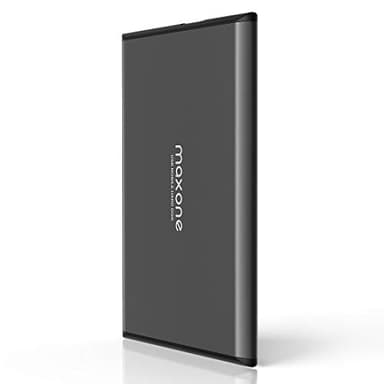 Maxone Externe Festplatte tragbare 1TB-2,5Zoll USB 3.0 Backups HDD Tragbare für TV,PC,Mac,MacBook, Chromebook, Wii u, Laptop,Desktop,Windows (1TB, Grey)