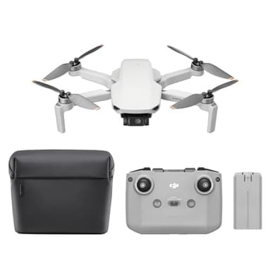 DJI Mini 4K Camera Drone Combo, Drohne mit 4K UHD Kamera für Erwachsene, unter 249 g, 3-Achsen Gimbal Stabilisierung, 10 km Videoübertragung, autom. Rückkehr, 2 Akkus für 62 min Flugzeit, QuickShots