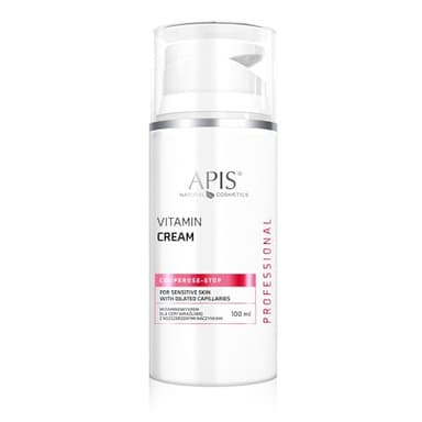 APIS COUPEROSE-STOP Vitamincreme für empfindliche Haut mit Couperose Problemen mit Vitamin C, Ginko, Ceramiden und Hyaluronsäure | Lindert