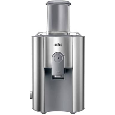 De´Longhi Braun J700 Multiquick 7 Entsafter | Hochleistungs-Entsafter-System | Großer Einfüllschacht (75 mm) | Innovatives Anti-Tropf-System | Kraftvoller 1.000 Watt Motor | silber