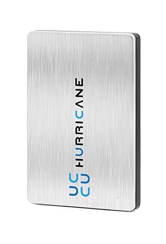 HURRICANE MD25C3 tragbare Externe Festplatte 500GB 2,5" USB C Speicherplatte TV PC Laptop Computer ps4 ps5 Xbox kompatibel mit Windows Mac Linux - Silber