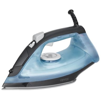 VEVOR Dampfbügeleisen Bügeleisen für Kleidung 1600 W, Aluminiumlegierung + PTFE-Bügelsohle, mit automatischer Abschaltung & Selbstreinigung & vier Temperatureinstellungen & Tropfschutz