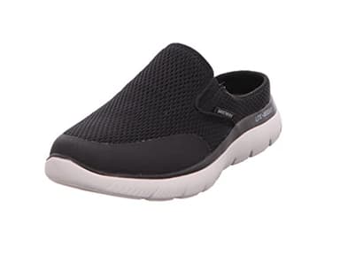 Skechers Summits Herrenschuhe Hausschuhe Pantolette Schwarz Freizeit, Schuhgröße:42 EU