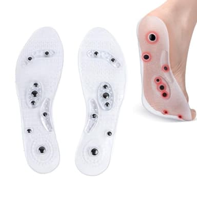 EUYKQNOI Magnetische Einlegesohlen, Orthopädische Einlegesohlen, Akupressur Einlegesohlen, Massage Einlagen,Einlegesohlen Massage, Abnehmen,Unisex,akupressur sohlen,magnet einlegesohlen,Größe 40-44