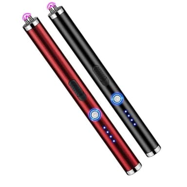 Bikenda Taktischer tragbarer Elektroschocker mit hoher Leistung, Windproof Dual-Arcs-Feuerzeug, Starke Selbstverteidigung Für Frauen, Bikenda Taktischer Elektroschocker (Schwarz+Weiß) (Schwarz+Rot)