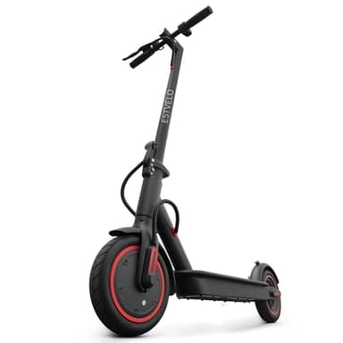 ESTVELO E-Scooter mit Luftreifen, S3 PRO Elektroroller 20km/h - 15% Steigung, 30km Reichweite, 120kg Belastung, Duales Bremssystem, Display, App, E Roller für Erwachsene
