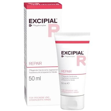 Excipial Repair, 50 ml), Handcreme für sehr trockene hände, Sofortige Hilfe bei Hautirritationen - Neurodermitis - Medizinische Hautpflege