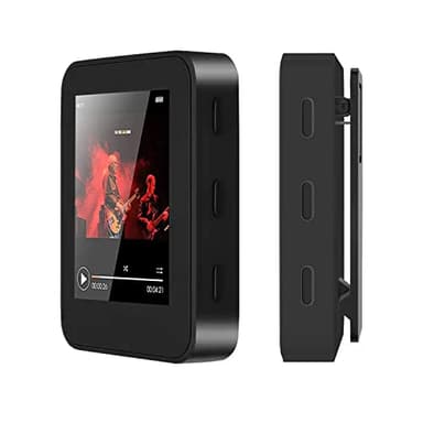 Hotechs MP3-Player/MP4-Player, MP3-Player mit 32 GB Speicherkarte, schlankes Design, digitales LCD-Display, 4,6 cm (1,8 Zoll) Display, FM-Radio (Black)