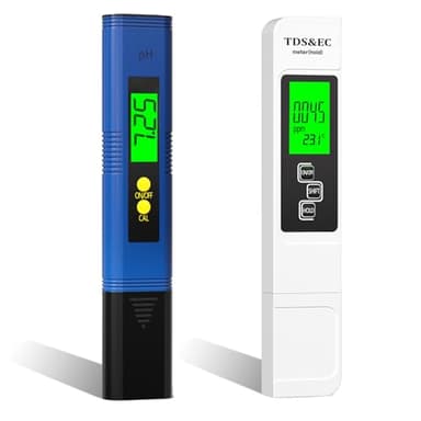 RUNBO 4-in-1 pH Messgerät Wasser – pH/TDS/EC/Temperatur Messgerät für Aquarium, Pool, Trinkwasser, Schwimmbad