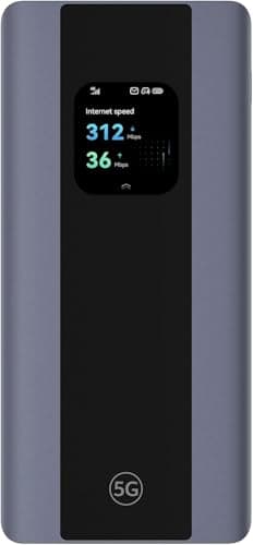 5G Mobile WiFi Pro 5, E6888, Wi-Fi 6 AX3000, DL 3600 Mbit/s/UL 500 Mbit/s, tragbarer mobiler Hotspot-Mobilrouter mit SIM-Karte, 7000-mAh-Akku als Powerbank