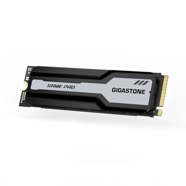 GIGASTONE M.2 SSD 1TB mit Kühlkörper Optimiert für PS5 NVMe SSD M.2 2280 PCIe Gen4 Ultraschnelle Interne Gaming SSD Laufwerk Spielen Videoschnitt Laptop Desktop Speicher Bis zu 5.000MB/s