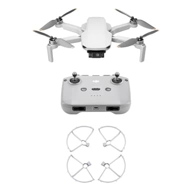 DJI Mini 4K mit Zubehör, Drohne mit 4K UHD Kamera, unter 249 g, 3-Achsen Gimbal Stabilisierung, 10 km Videoübertragung, autom. Rückkehr, Windwiderstand, C0, QuickShots