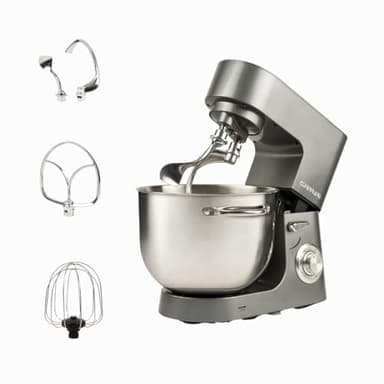 G3 Ferrari G20164 Pastaio Come Hand Planetary Knetmaschine, 1800 W, 8 Liter, Edelstahlbehälter mit Griffen, Doppelhaken, 8 Geschwindigkeitsstufen, Pulsbetrieb, inklusive Zubehör