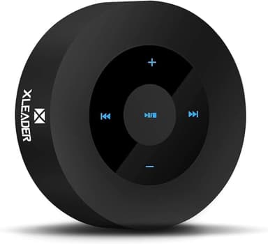 Xleader [Smart Touch Bluetooth Lautsprecher SoundAngel A8 (3rd Gen) Wireless Mini Lautsprecher mit Tragbarer Wasserfest Fall Mikrofon 15h Musik für iPhone Tablet Strand Camping Geschenke Schwarz