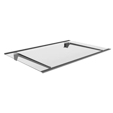 Schartec Aluminium-Vordach T1200 Aluminium-Vordach als Eingangsvordach, Haustürvordach, Eingangsüberdachung, Hauseingangsdach mit edlem Design