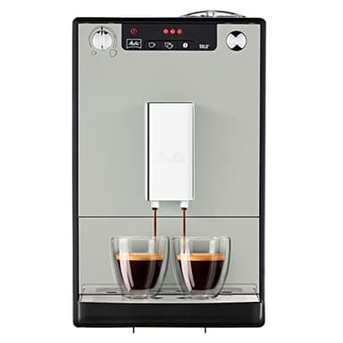 Melitta Solo - Kaffeevollautomat - 2-Tassen Funktion - verstellbarer Kaffeeauslauf - Kegelmahlwerk - 3-stufig einstellbare Kaffeestärke - Limited Edition - Sandy Grey (E950-777)