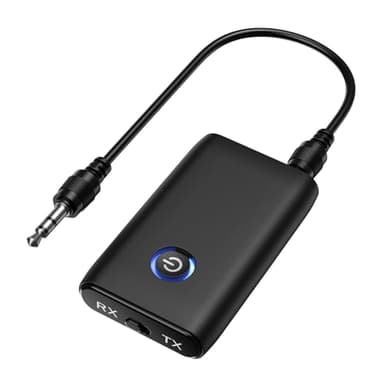 Brifit 2-in-1 Bluetooth Sender Empfänger, AUX Bluetooth Adapter 5.3, Audio Bluetooth Transmitter Empfänger Klinke 3,5mm für/TV/PC/Auto/Lautsprecher/Kopfhörer/Heimstereo