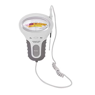 Nikou Wasserqualitätstester, 2 in 1 PH und Chlor Level CL2 Tester Meter, Tragbares Digitales Chlordetektor Messgerät Testmessgerät für die Analyse von Poolwasser, SPA-Wasser