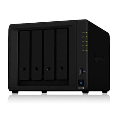Synology DS420+ 16TB 4 Bay Desktop NAS System, installiert mit 4 x 4TB Western Digital Red Festplatten