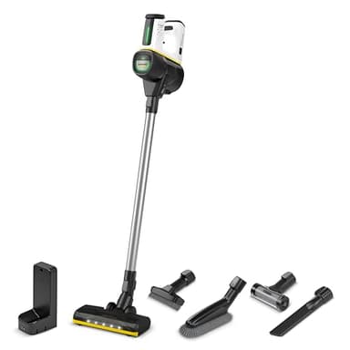 Kärcher Akku-Staubsauger VC 7 Cordless yourMax, Laufzeit: bis zu 60 Min., HEPA-Filter, Gewicht: 2,6 kg, beutellos, mit Dust Sensor, Wandhalterung mit Ladefunktion